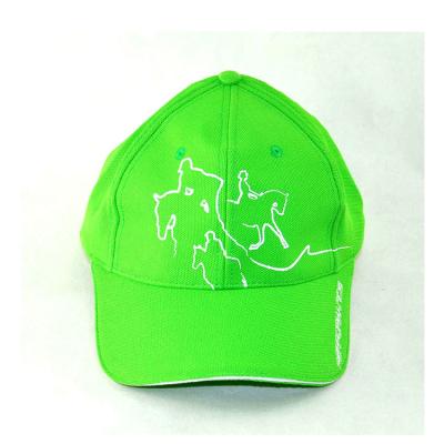 China Lime Green Embroidery rpet Polyester Snapback Custom Neon Baseball Cap for sale