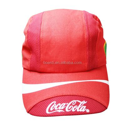 China Fashion Cotton JOINT Factory Audit Cola TCCC Coke Sports Custom Complex Printing Hat for sale