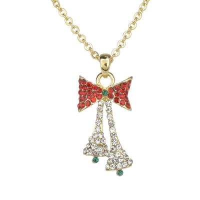 China New Arrival Cute Bowknot Design Gold Plated Jewelry Pendant Necklace for sale