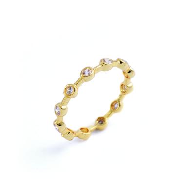 China Wholesale Hiphop Newcomers Shape Gold Plating Wave Rings for sale