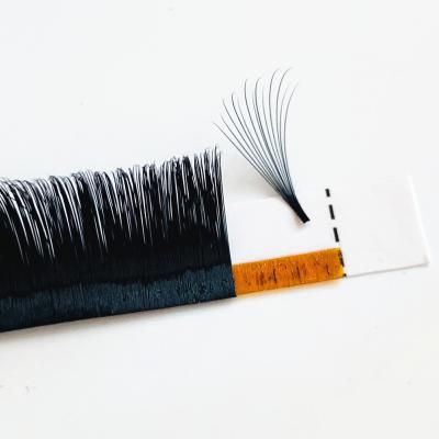 China Delicate/Ultra Light/Stunning Soft Soft Wholesale Private Label Matte Black Easy Fanning Licks Extensions Auto Fan Lashes for sale