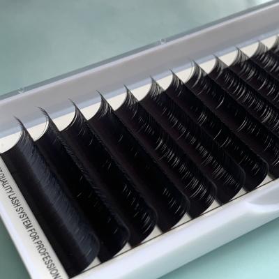 China PBT Faux Mink 0.18mm Super Thin Korean Classic Lashes Mix Tray Different Lashes for sale