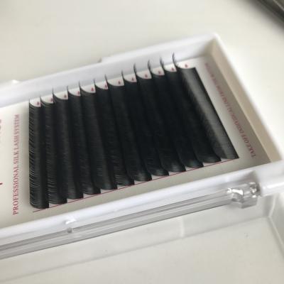 China Ultra light unique lashes wholesale best quality mink different eyelash extensions mix tray 0.15 0.18 classic lashes for sale