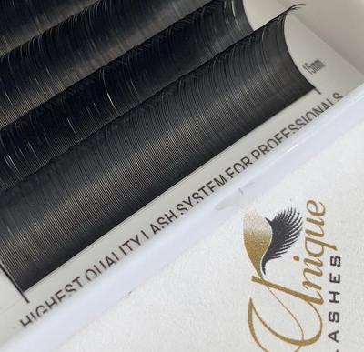 China 2020 Best Selling Delicate Products 2020 High Quality Eyelash Extensions Matte Ellipse Flat Lashes 0.15 0.20 Silk Eyelashes for sale