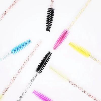 China Cleanse and brush your lashes beautiful everyday glitter color lashes brush wands for sale