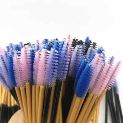 China Clean and Brush Your Lashes Daily Premium Colored Eyelash Detergent Brush Super Soft Eyelash Extension Hot Selling Mascara Brush for sale