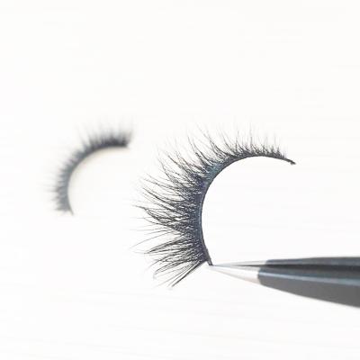 China Durable Wholesale Customized Label Cotton Strip 3d Mink Eyelashes for sale