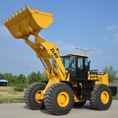 China Chinese brand new ZL60 wheel loader with cheap price for sale 3.5m3 for sale