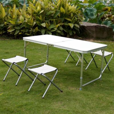 China Heigt Camping Folding Table Adjustable Outdoor Portable Lightweight Aluminum Folding Table With Stools Height Adjustable for sale