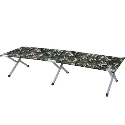 China Wholesale Modern Outdoor Camping Bed Metal Folding Portable Bed for sale