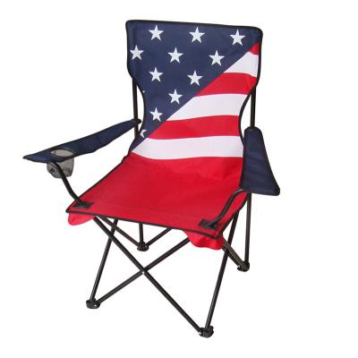 China Outdoor Easy-carry Folding Picnic BBQ Portable Camping Chair Fishing Chair Folding Beach Chair With Handle With Carry Bag for sale