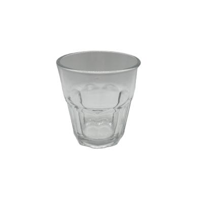 China Viable 180ml 6oz No Hand Small Transparent Vintage Glass Cup Portable Glass Cup Wholesale for sale