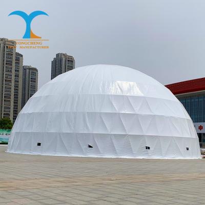 China Extended type 6m dome tent nova air dome luxury tent / outdoor steel pole dome tent for sale