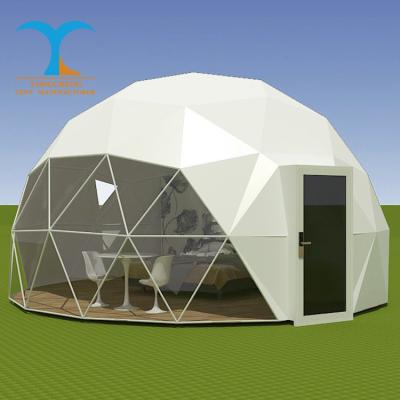 China Extended Type Hexagonal Dome Tents House / Outdoor Steel Pole Dome Tent 3m Dome Tent for sale