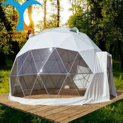 China Extended type transparent dome tent geodesic outdoor camping tent for dome house toy glamping tents for sale