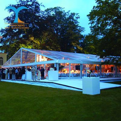 China Event 20m Span Clear Width Marquee Party Tent Glass Restaurant For Wedding Tents For Sale for sale