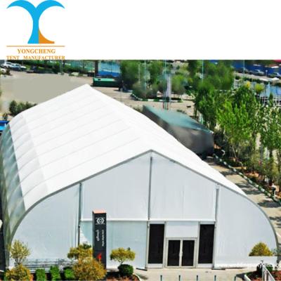 China Alluminum Alloy Top Sell TFS Heart Shape Roof Top Sports Event Tents Curved Shape High Quality Tents for sale