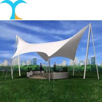 China Alluminum Alloy Customize Different Design Shape Membrane Structure Tents For Commercial Use for sale