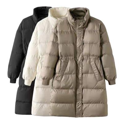 China WOMEN'S Breathable Winter Long Stripper DUCK DOWN COAT for sale