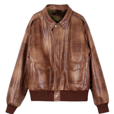 China WINTER JACKET FAUX FUR Women's Clothing Reversible PU Autumn And Winter Coat Thick Leather JACKET FOR MEN&'S for sale