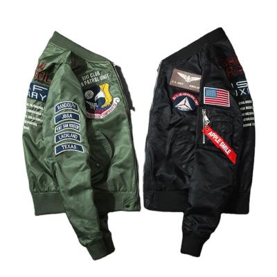 China 2021 Reversible Military Flight Men's NASA MA-1 Street Bomber Jacket Fall For Men's Jacket for sale