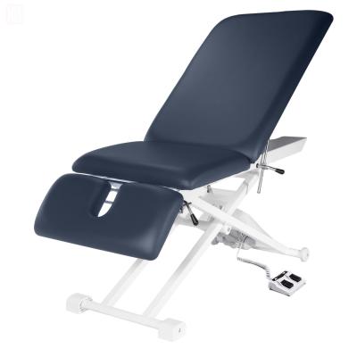 China Modern Master TheraMaster Flat Electric Power Massage Table Lift Up 3 Section Clinic Treatment Examination Electric Table for sale