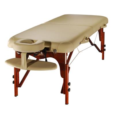 China Portable Lightweight Folding Wooden Adjustable Folding Massage Bed Massage Tables Spa Mesa de masajes Amazon Beauty Massage Table for sale