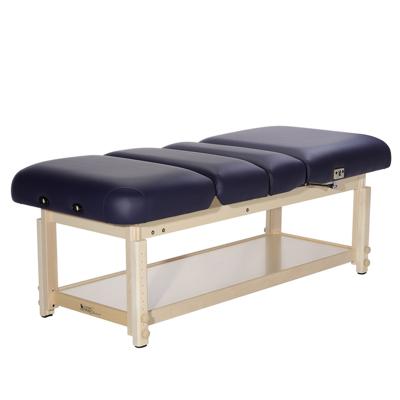 China Modern solid wood massage bed massage table massage bed mesa de masajes spa massage bed with cabinet for sale