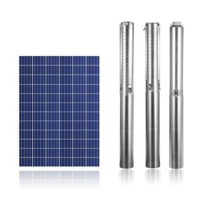 China dc_solar_submersible_pump solar submersible pump irrigation water solar irrig pumps 0.5hp 210L/min 18m for sale