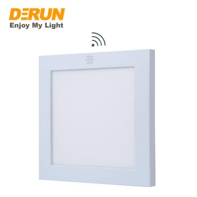 China Corridor Fashion Design Radar Detector LED Square Round Shape Flat Panel Light Long Life AC85-265V 18W Easy Install for sale