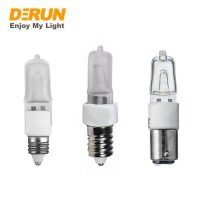 China Halogen Bulb100W 150W 200W 250W E11 E14 BA15D 110V 230V Video Camera Light JD Small Size Clear Frosted Photographic Bulb Light for sale