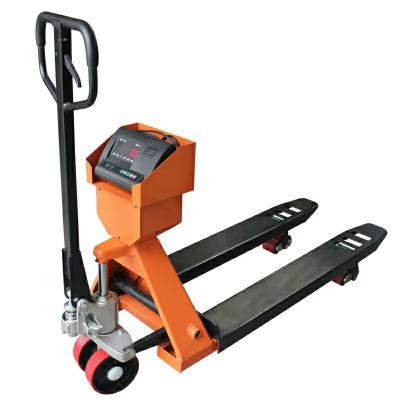 China High Efficiency GK Scale Pallet Truck 2 Ton 3 Ton Electric Weight Scale Pallet Truck Scale for sale