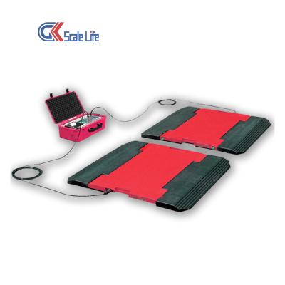 China Fully Waterproof Axle Weighing Truck Scale Portable Axle Scales for sale