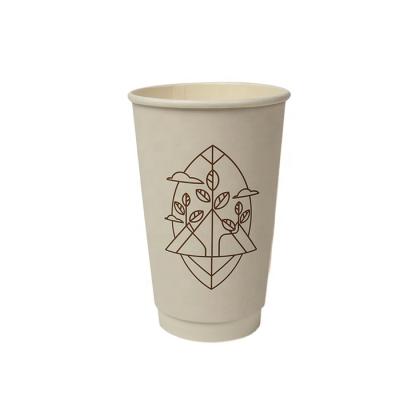 China Food Maker Disposable Hot Drinking Coffee Paper Cups With Ripple Wall for sale