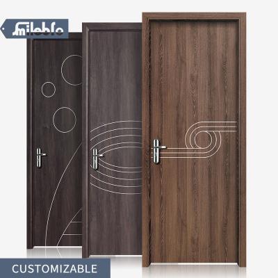 China Wholesale Price House Hotel Water Proof Interior wpc Flush Door Bro China Smile Wooden Door For Apartment Upvc Flush Door for sale