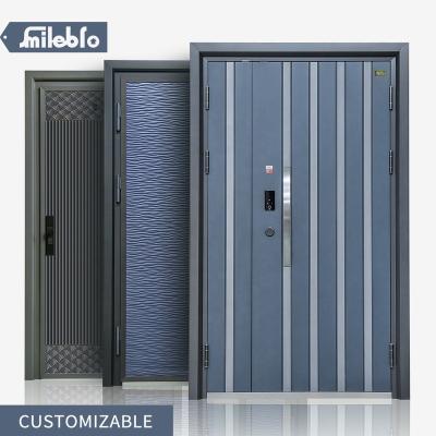 China Smile Anti-theft Bro 2022 Newest Style Modern Exterior Doors High Quality Stainless Steel Doors in Custom Colors Good Prices Doors for sale