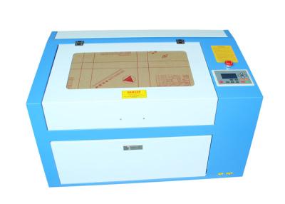 China Industrial desktop laser cutter engraving machine for stamps / picture / greeting cards for sale