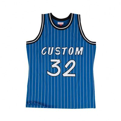 China PBA Antibacterial custom fashion throwback men's reversible to print sports stitched retro crenshaw mesh basketball tank tops for sale