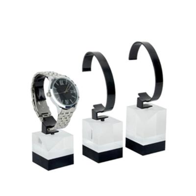 China Luxury Custom Watch Stand Clear Watch Display Unit / Counter Watch Display for sale