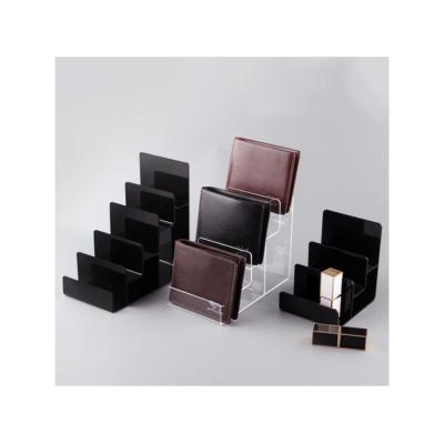 China Modern Acrylic Clutch Bag Display Stand TAB1 For Acrylic Bag Holder Lucite Bag Display Case for sale