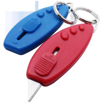 China Mini Non-variable Pocket Cutter Key Chain Key Holder, Security Retractable Cutter Key Chain for sale