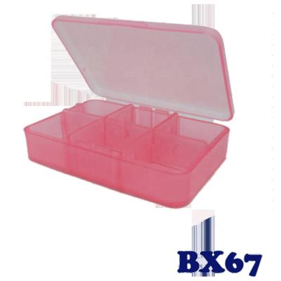 China Global Wholesale Pocket Pill Box 6 Compartment Plastic Pill Case Storage Case for sale