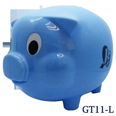 China Made Excellent Quality Big Coin Box Pig Tailor Plastic Pig Coin Bank For Bank And Financial Institution Promotion for sale