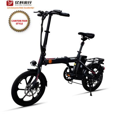 China Wholesale E-SONIC 36V 250W Township 16inch Motor Town City 16inch New Township Style Aluminum Alloy Electric Folding Bike iCity-01E ebike just popular for sale