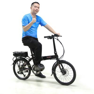 China 2022 steel hot selling most popular folding e bike 20 inch folding electric bicycle portable auxiliary pedal mid-motor for sale