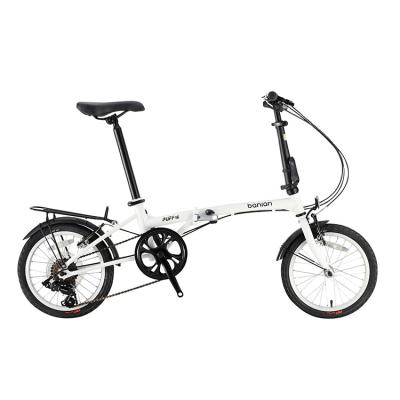 China Factory direct sale steel folding bike portable bicycle suitable for adults for sale