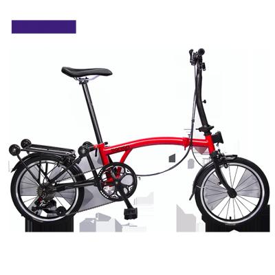 China New Steel Type Banyan Student Alumnimum Folding Bicycle 16 Inch Mini Small Lightweight Folding Portable Bike For Adult for sale