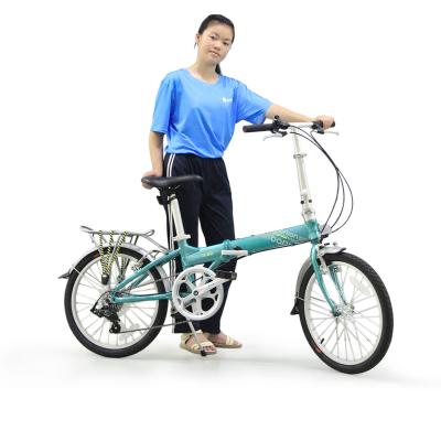 China Fashionable New Banyan Steel Folding Bicycle Teenage Children Mini Bike Folding Bicycle With 20 Inch Aluminum Alloy Frame High Quality for sale