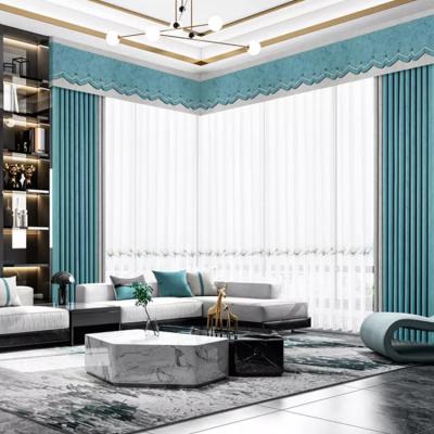 China European Modern Blackout Fire Acoustic Insulation Insulated Porcelain Sound Proof Soundproof Curtains for sale