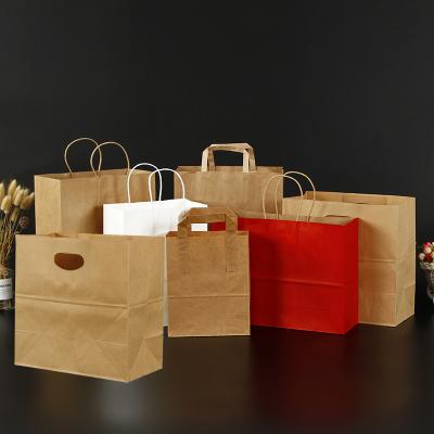 China Personalized Print Paper Biodegradable Food Packaging Bag Wine Paper Bag Takeaway Paper Bag for sale